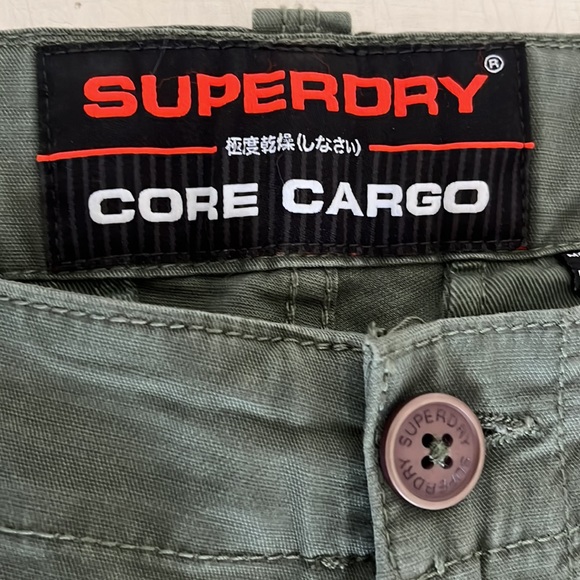 Superdry Olive Green Cargos - Picture 4 of 11